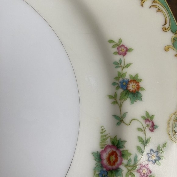 4 VTG 1933 Morimura Noritake Japan Embassy Floral Round Dinner Plates 9 7/8” - Picture 5 of 10